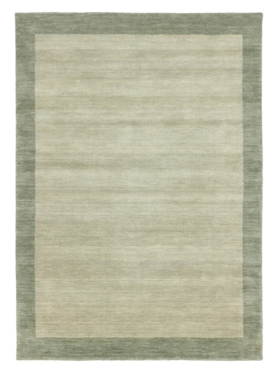160x230 см, Индия, Однотонные, Wool, зелёный