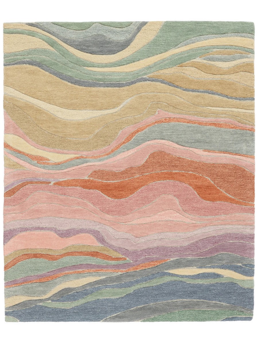 250x300 см, Индия, Современные, Wool, многоцветный