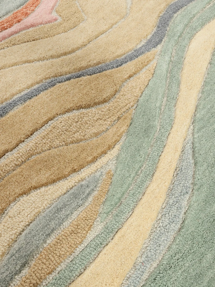 250x300 см, Индия, Современные, Wool, многоцветный — вид 2