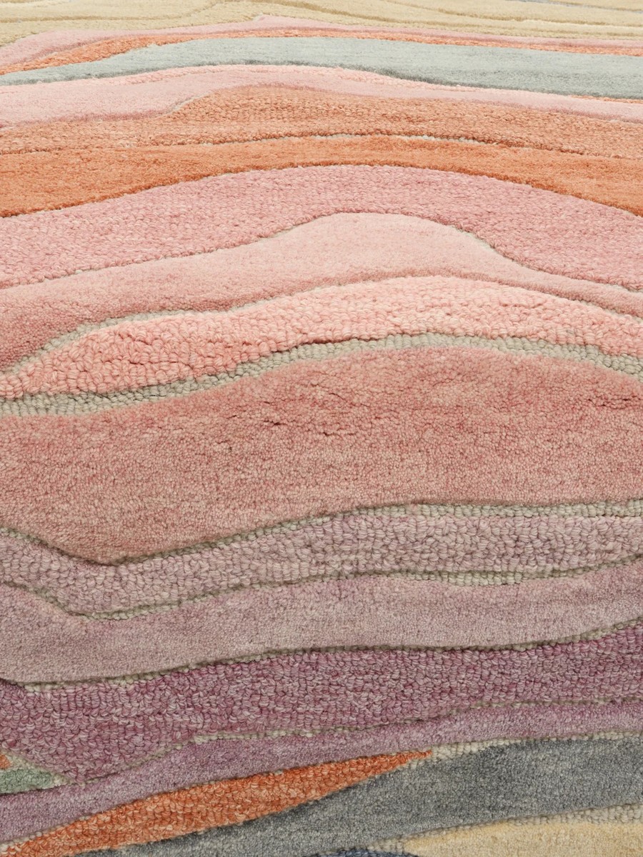 250x300 см, Индия, Современные, Wool, многоцветный — вид 3