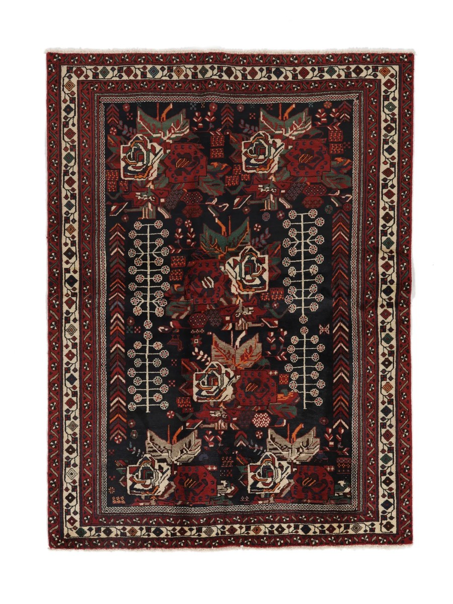 165x223 см, Иран, Восточные, Wool, чёрный
