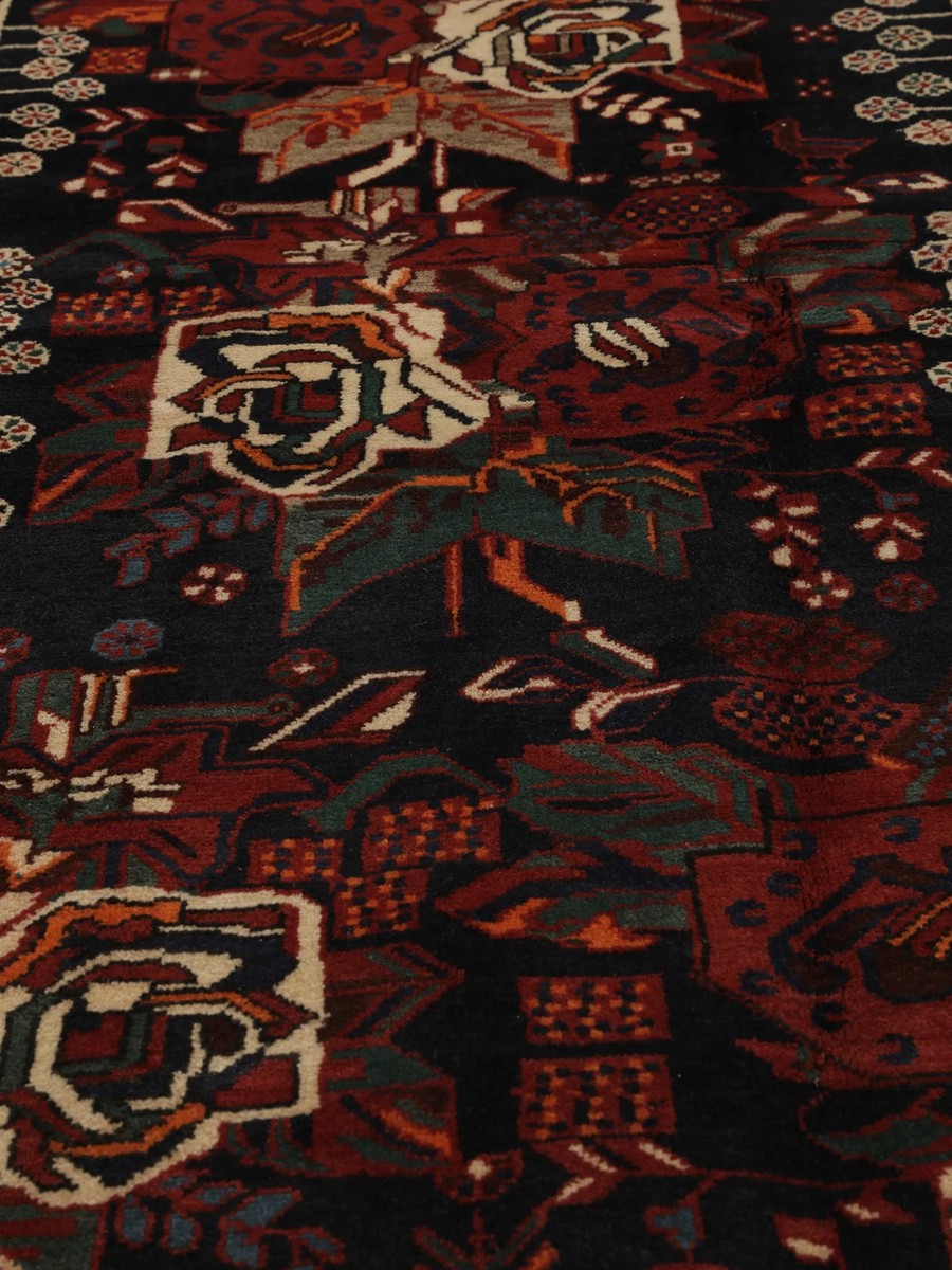 165x223 см, Иран, Восточные, Wool, чёрный — вид 6