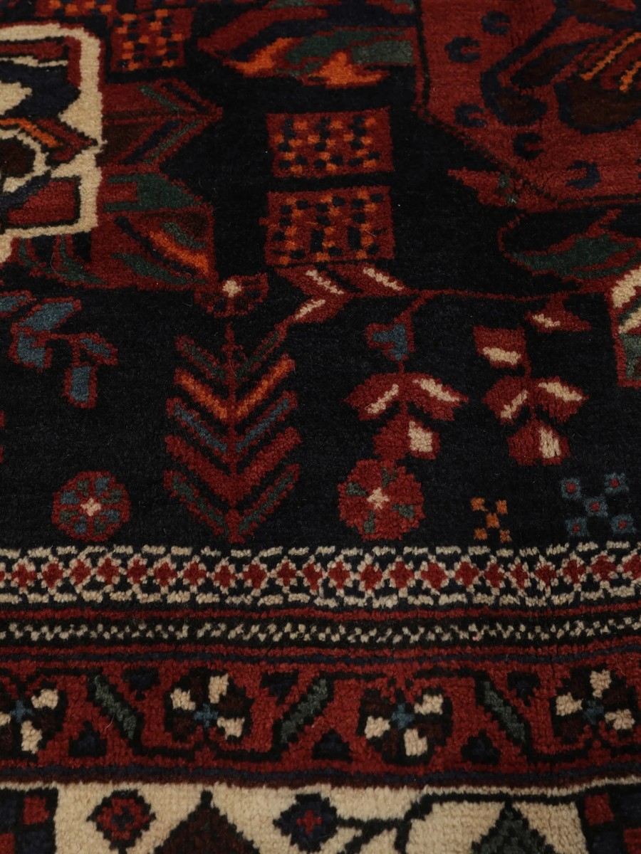 165x223 см, Иран, Восточные, Wool, чёрный — вид 9