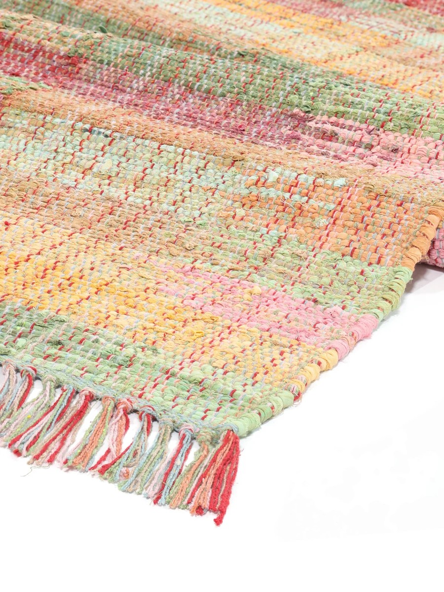 200x300 см, Индия, Современные, 95% Cotton, многоцветный — вид 3