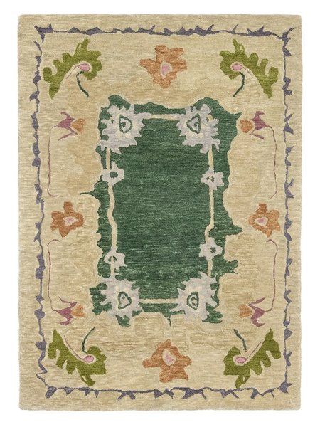 200x300 см, Индия, Современные, Wool, многоцветный