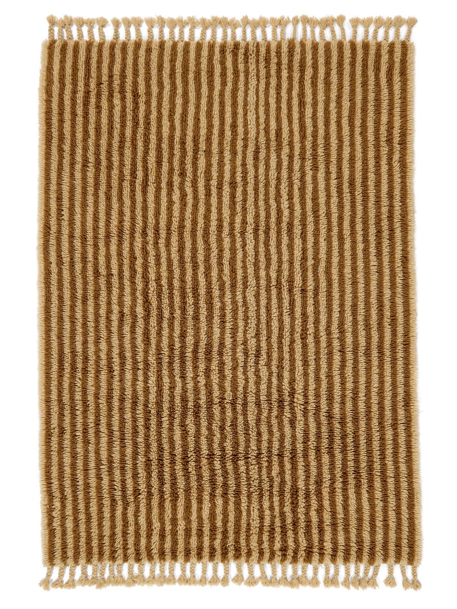160x230 см, Индия, Шэгги, Wool, горчичный