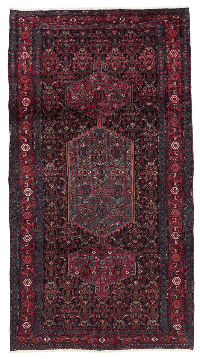 160x300 см, Иран, Восточные, Wool, чёрный
