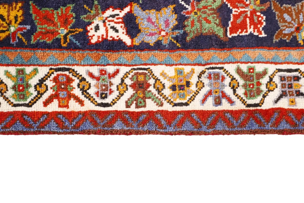 188x287 см, Иран, Кашкай, Wool, чёрный — вид 3