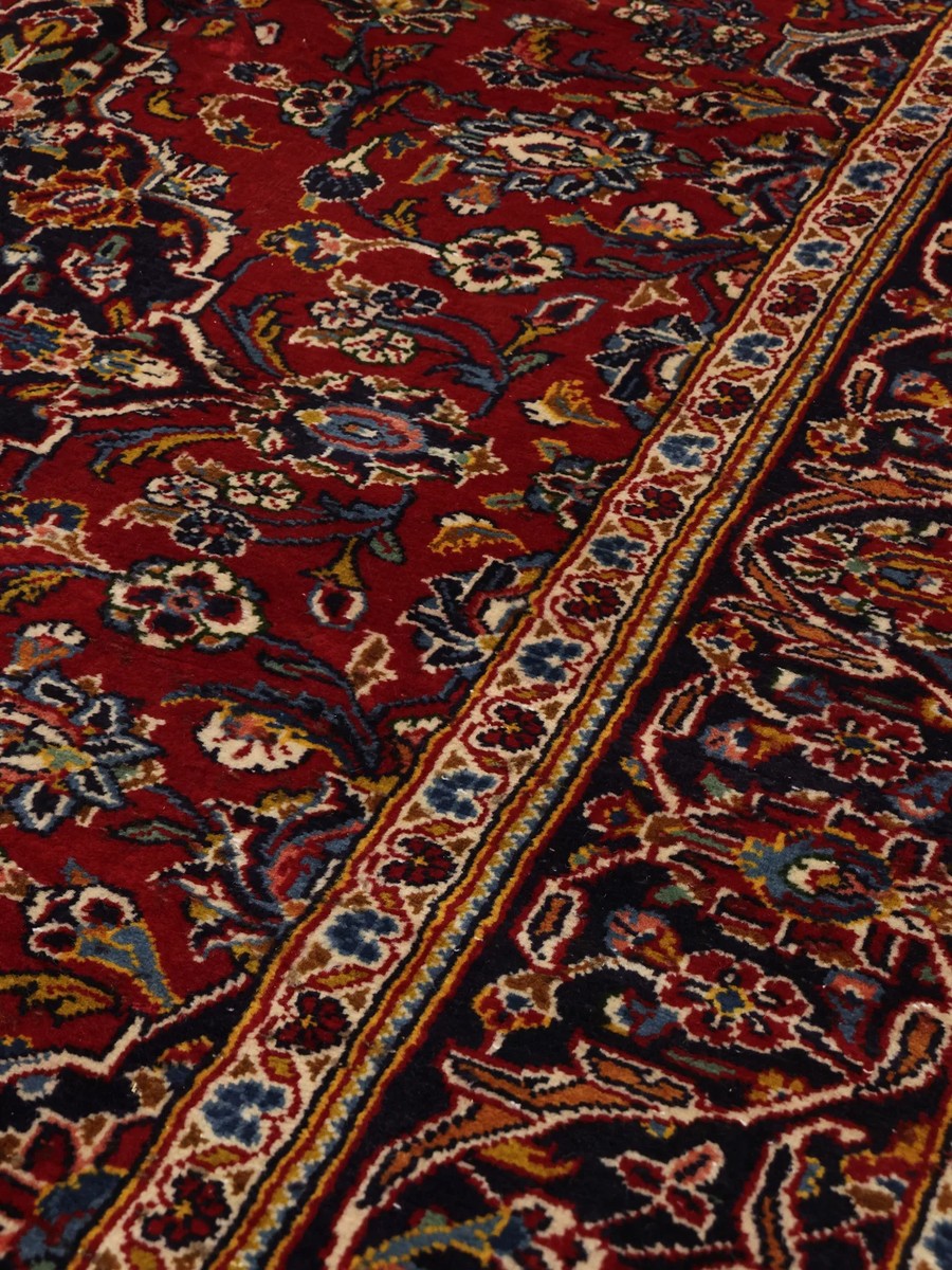 147x250 см, Иран, Кашан, Wool, чёрный — вид 4