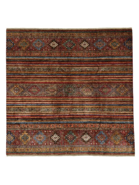 252x255 см, Афганистан, Восточные, Wool, коричневый
