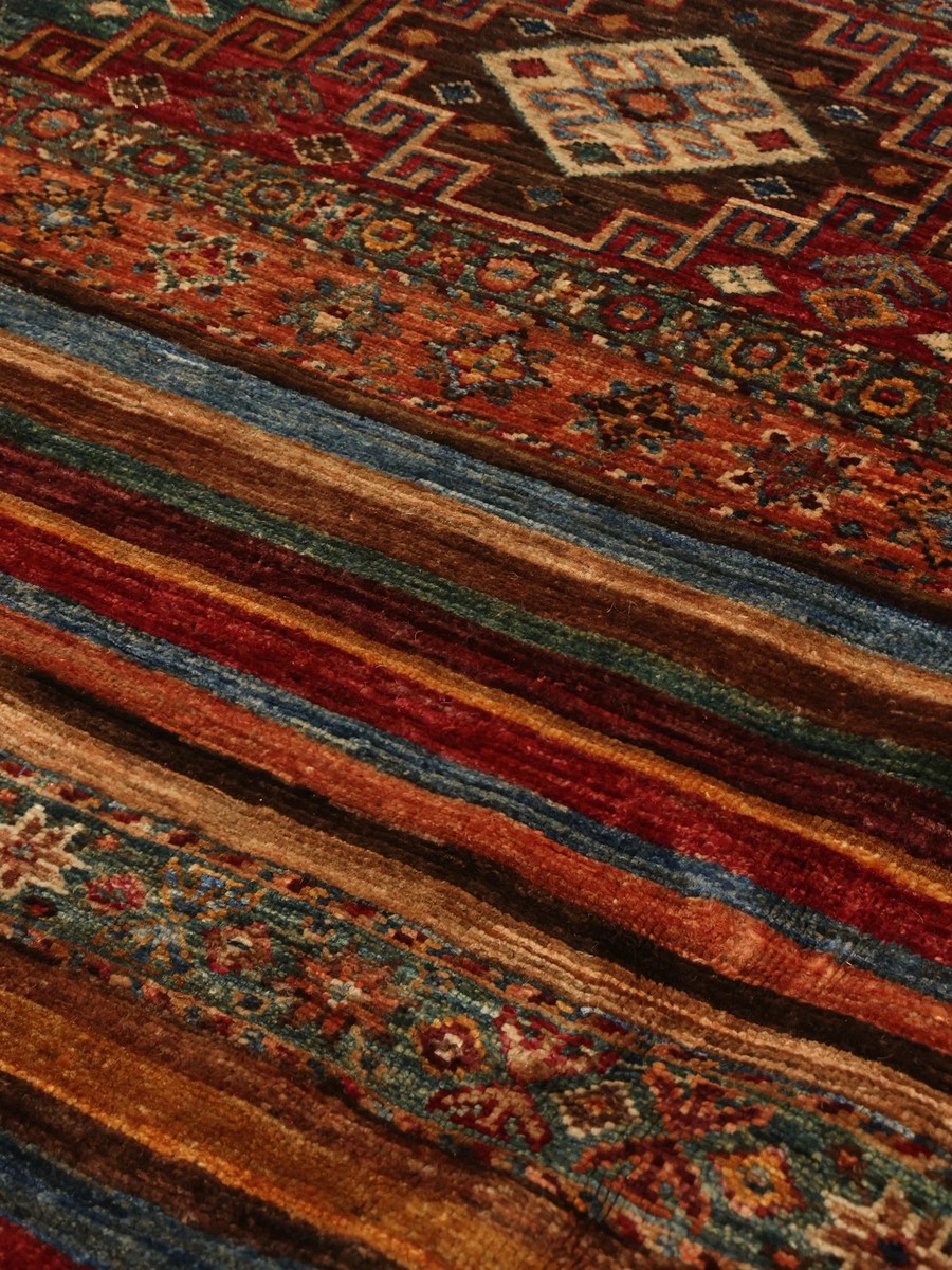 252x255 см, Афганистан, Восточные, Wool, коричневый — вид 4
