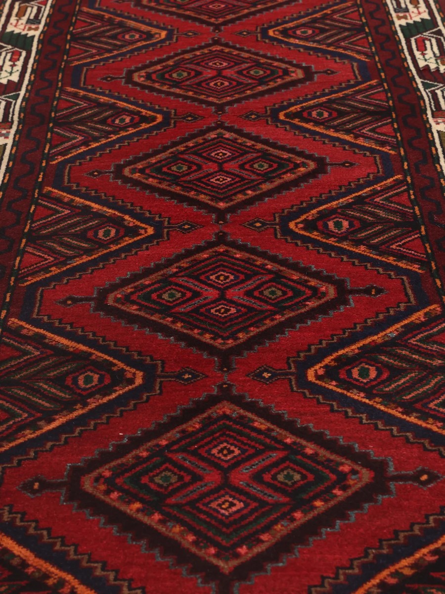 88x290 см, Иран, Хамадан, Wool, чёрный — вид 2
