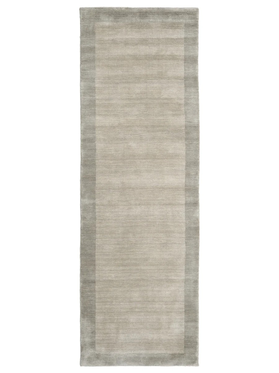 80x250 см, Индия, Современные, Wool, серо-бежевый