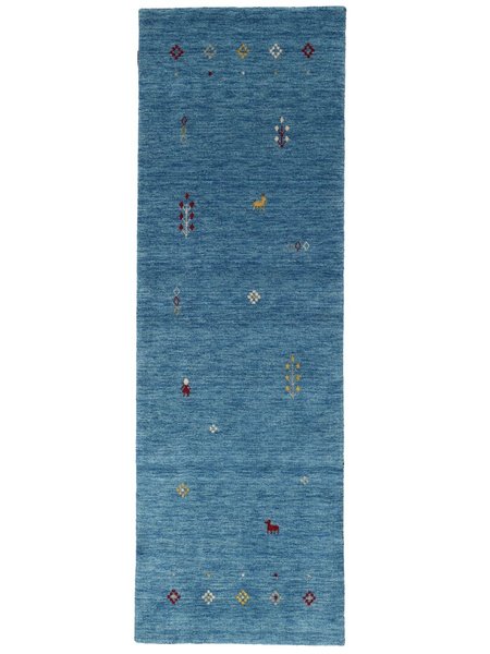 80x250 см, Индия, Габбе, Wool, синий