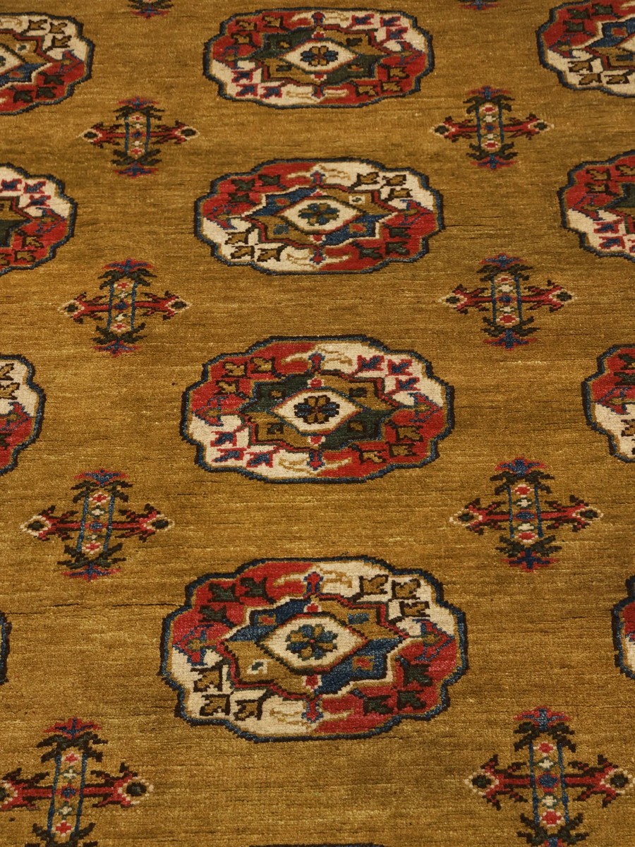 200x307 см, Афганистан, Казак, Wool, чёрный — вид 4