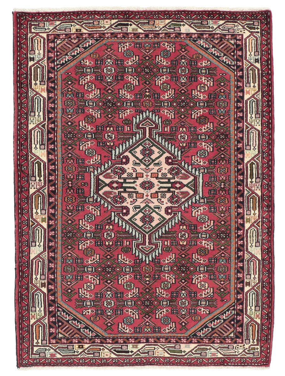 110x155 см, Иран, Восточные, Wool, красный