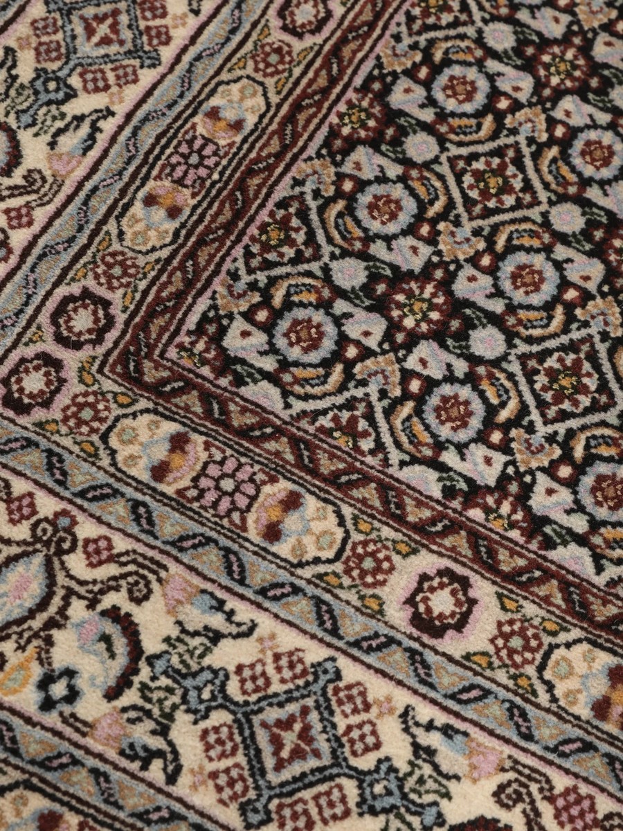 102x150 см, Иран, Муд, Wool, чёрный — вид 3