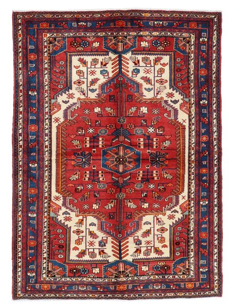 160x220 см, Иран, Хамадан, Wool, бежевый