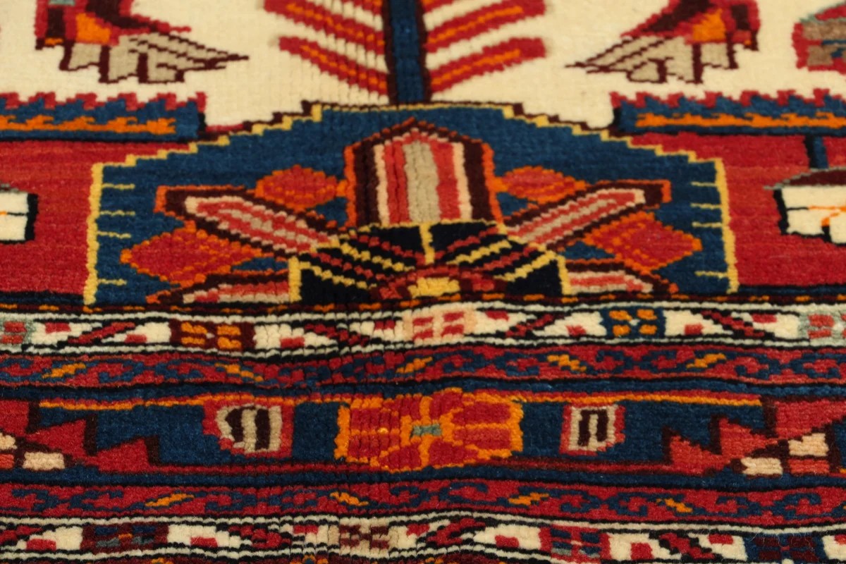 160x220 см, Иран, Хамадан, Wool, бежевый — вид 3