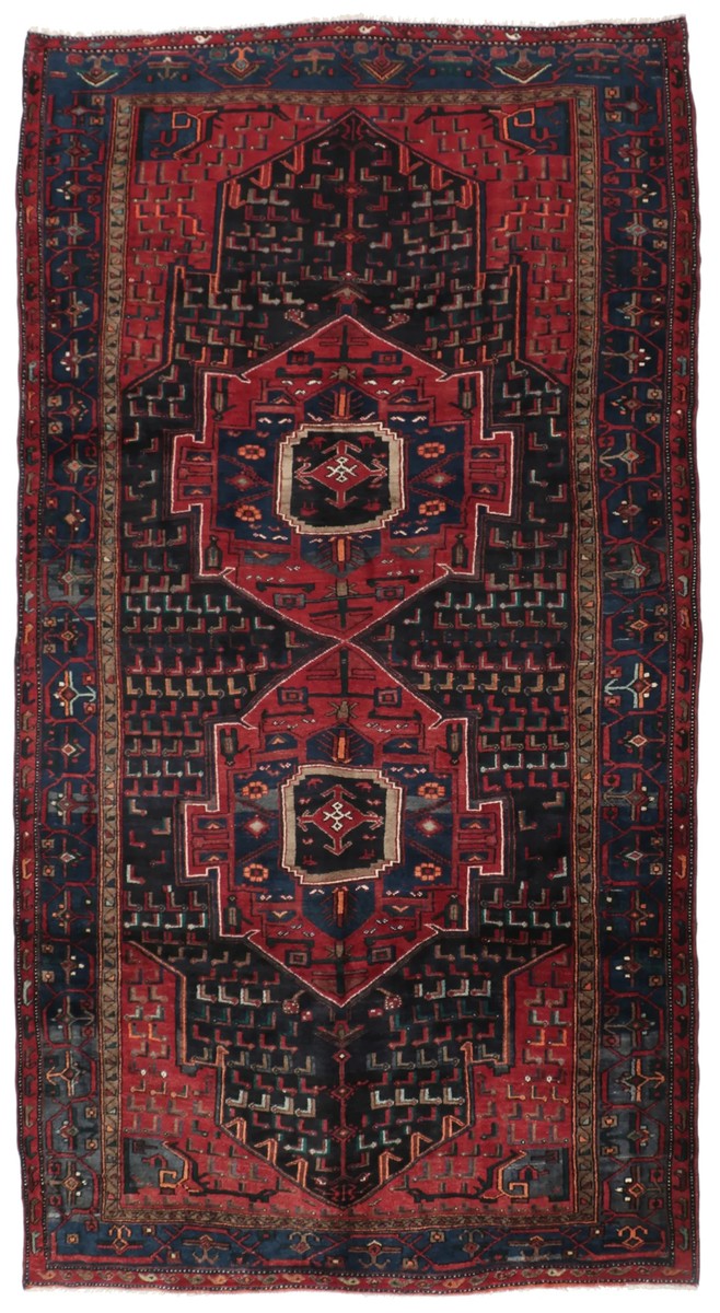 166x314 см, Иран, Восточные, Wool, розовый