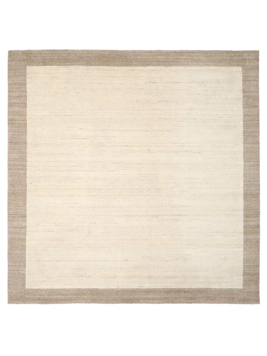 300x300 см, Индия, Современные, Wool, натуральный белый