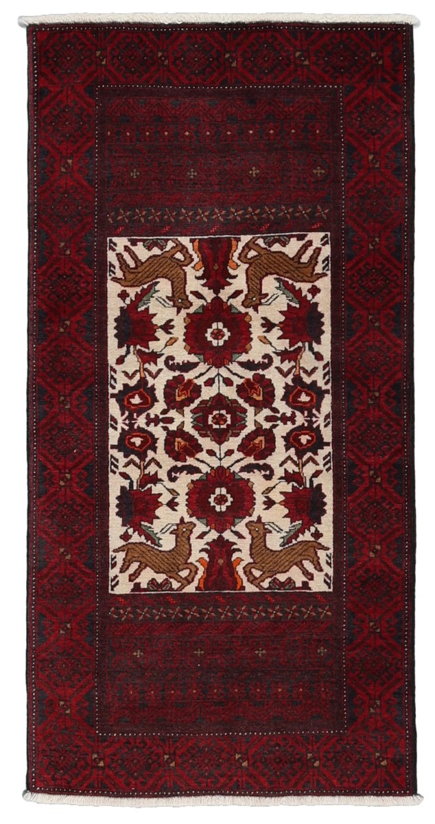 85x170 см, Иран, Балучи, Wool, чёрный