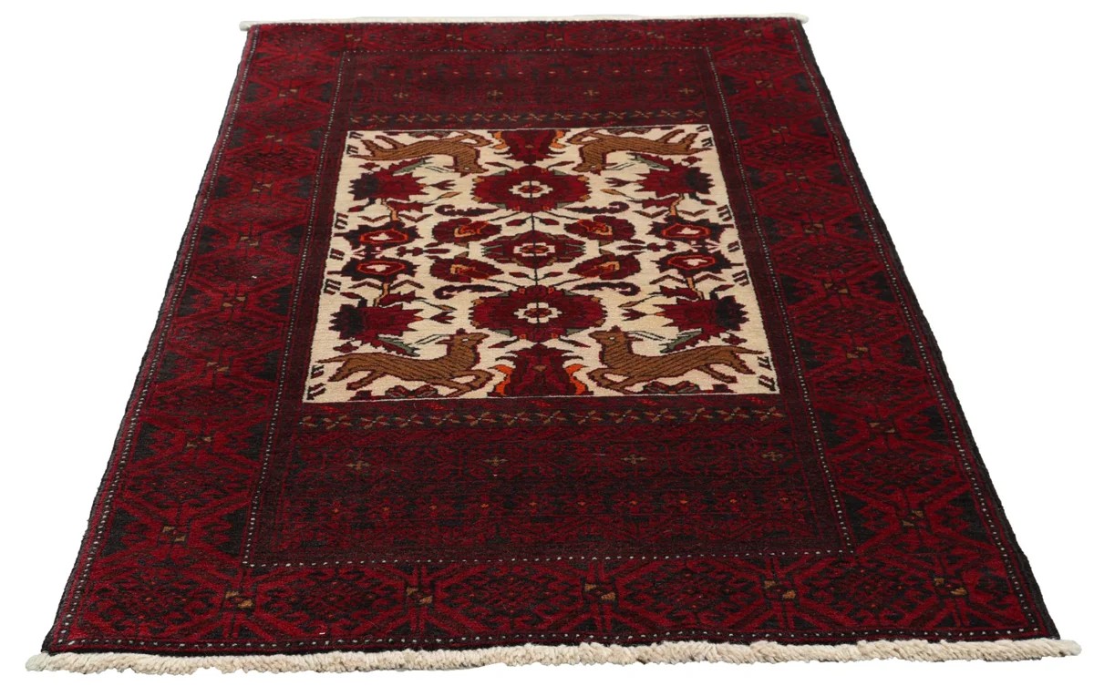85x170 см, Иран, Балучи, Wool, чёрный — вид 3