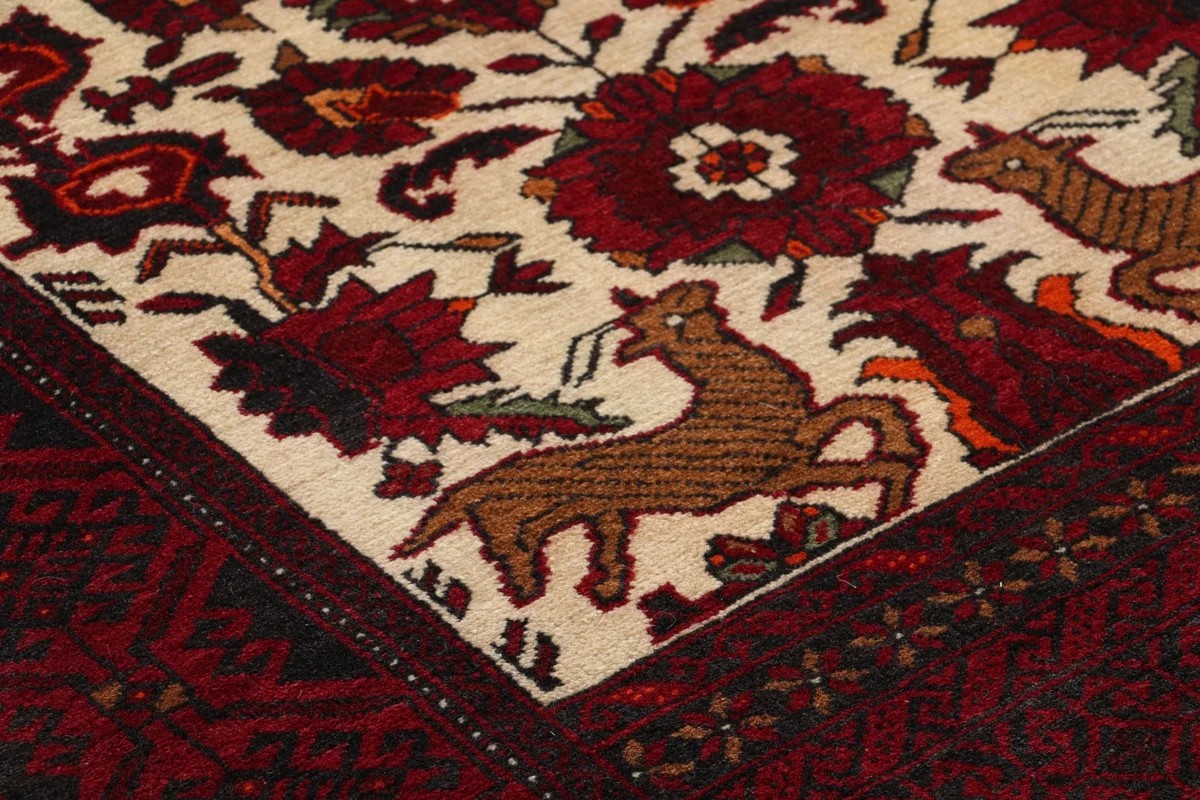 85x170 см, Иран, Балучи, Wool, чёрный — вид 4