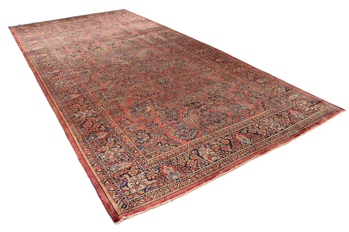 309x651 см, Иран, Сарук, Wool, красный — вид 3