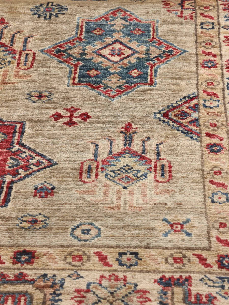 94x148 см, Афганистан, Казак, Wool, оранжевый — вид 4