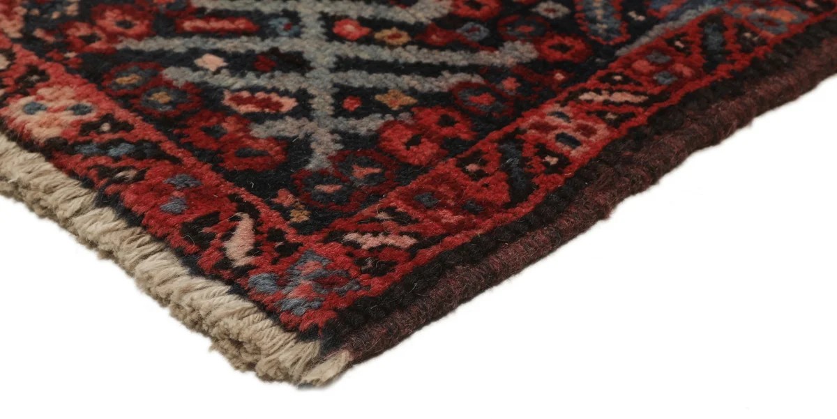 150x375 см, Иран, Хериз, Wool, чёрный — вид 4