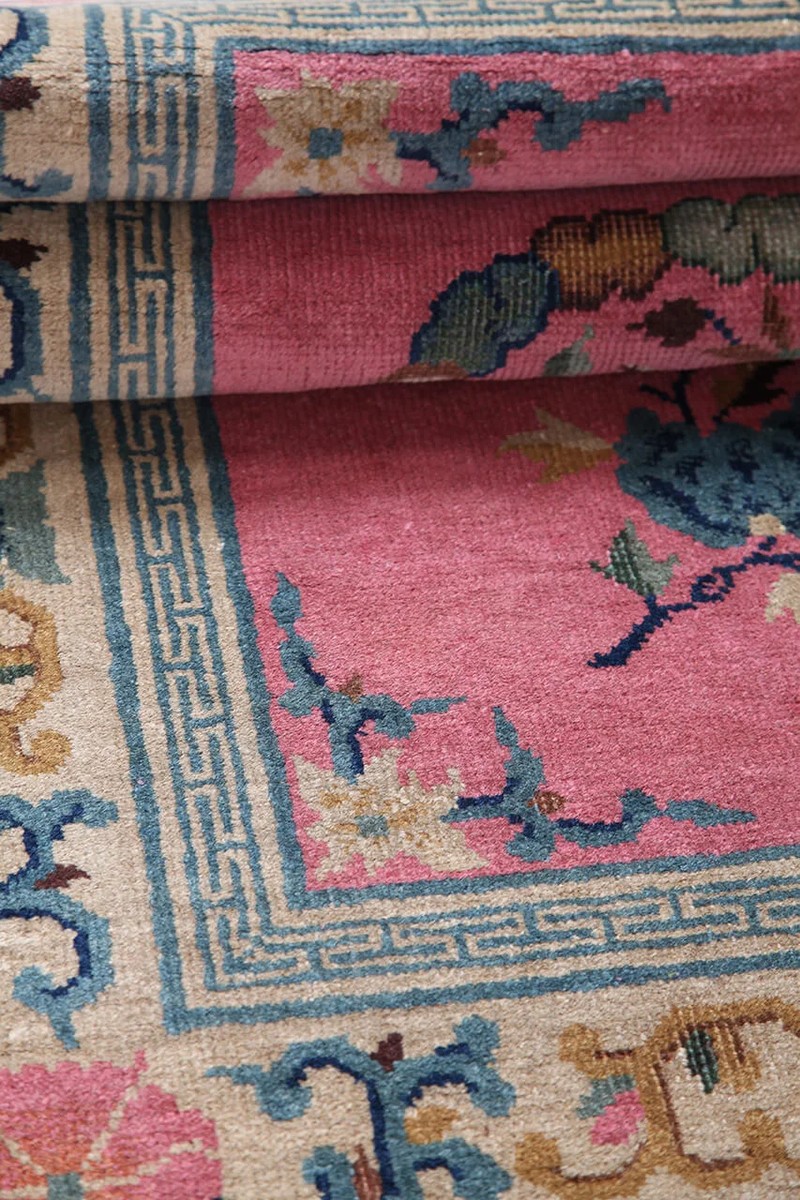 76x130 см, Китай, Восточные, Wool, красный — вид 6