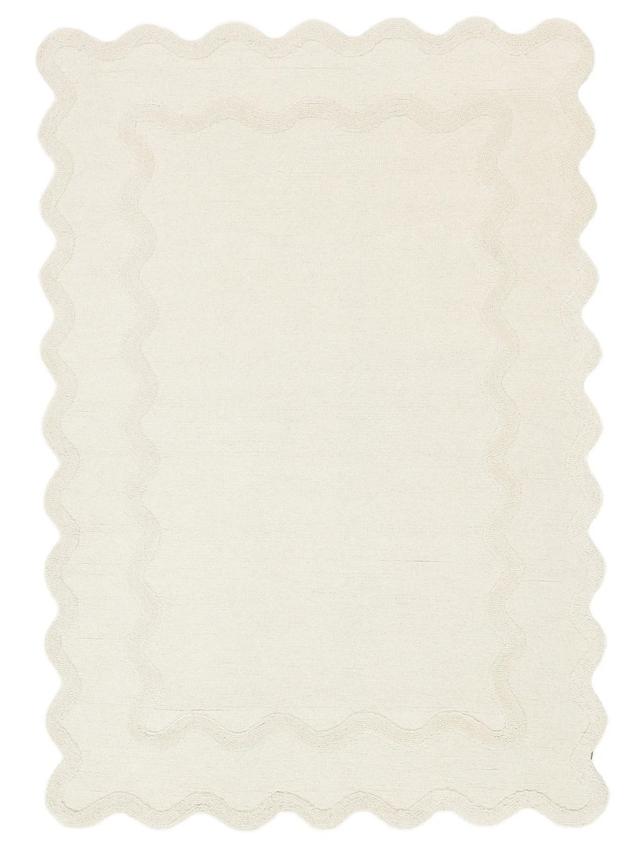 160x230 см, Индия, Современные, Wool, белый