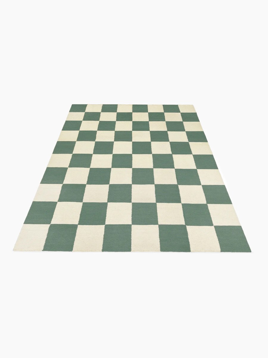 250x350 см, Индия, Современные, 80% Wool, зелёный — вид 2