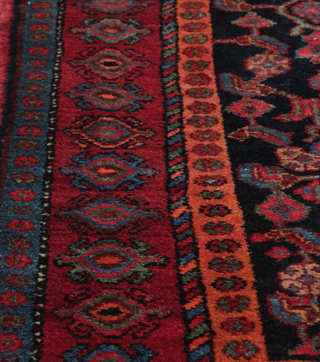 135x325 см, Иран, Восточные, Wool, чёрный — вид 5