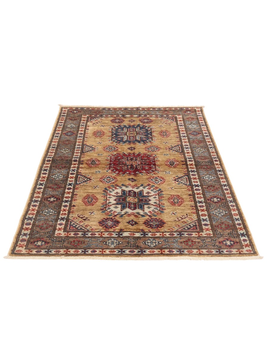 96x154 см, Афганистан, Казак, Wool, красный — вид 2