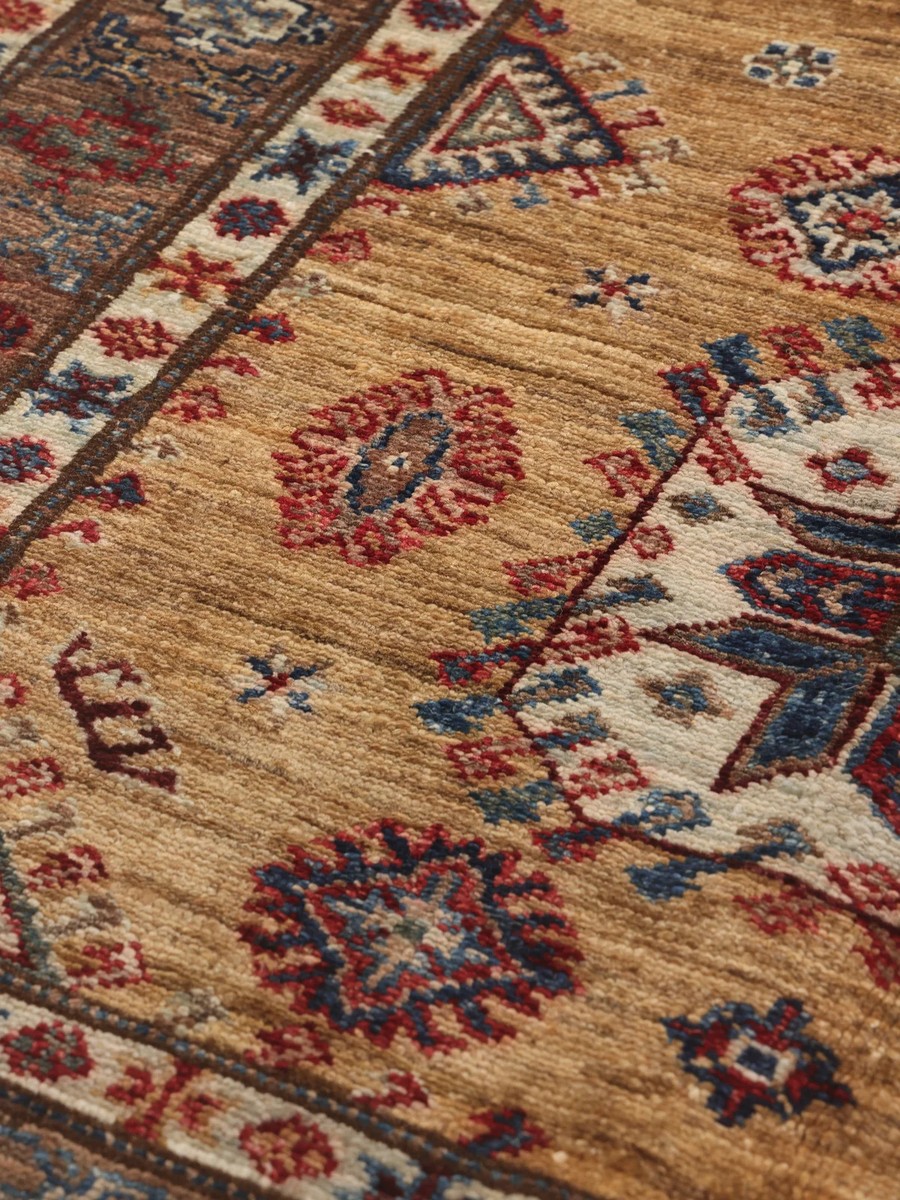 96x154 см, Афганистан, Казак, Wool, красный — вид 3