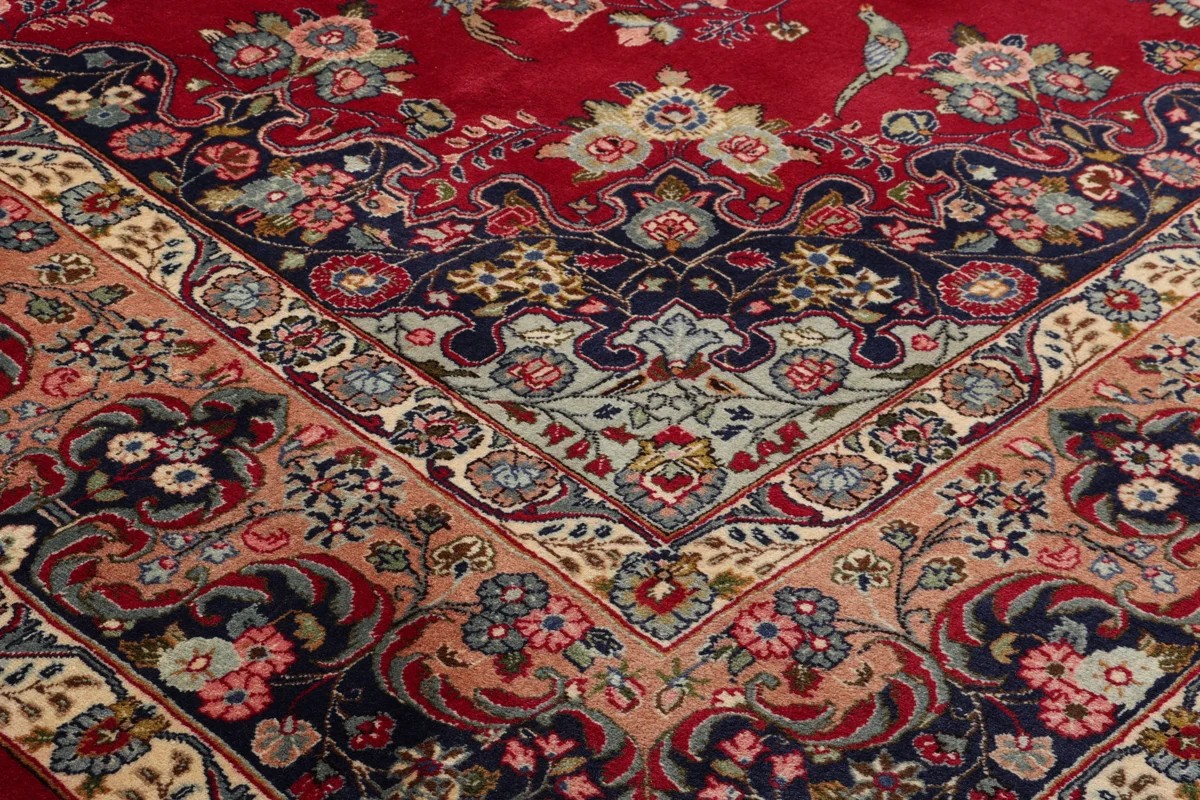 248x355 см, Иран, Машад, Wool, красный — вид 2