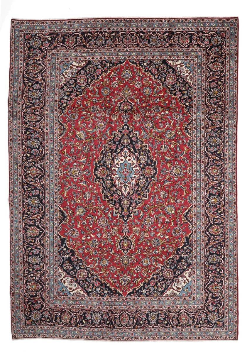 290x408 см, Иран, Кашан, Wool, красный