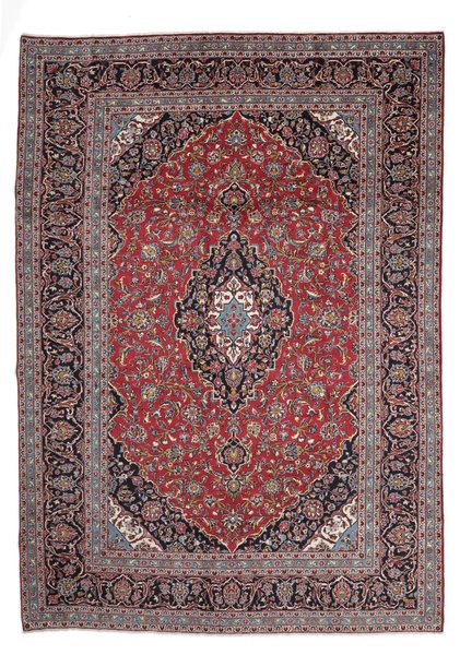 290x408 см, Иран, Кашан, Wool, красный