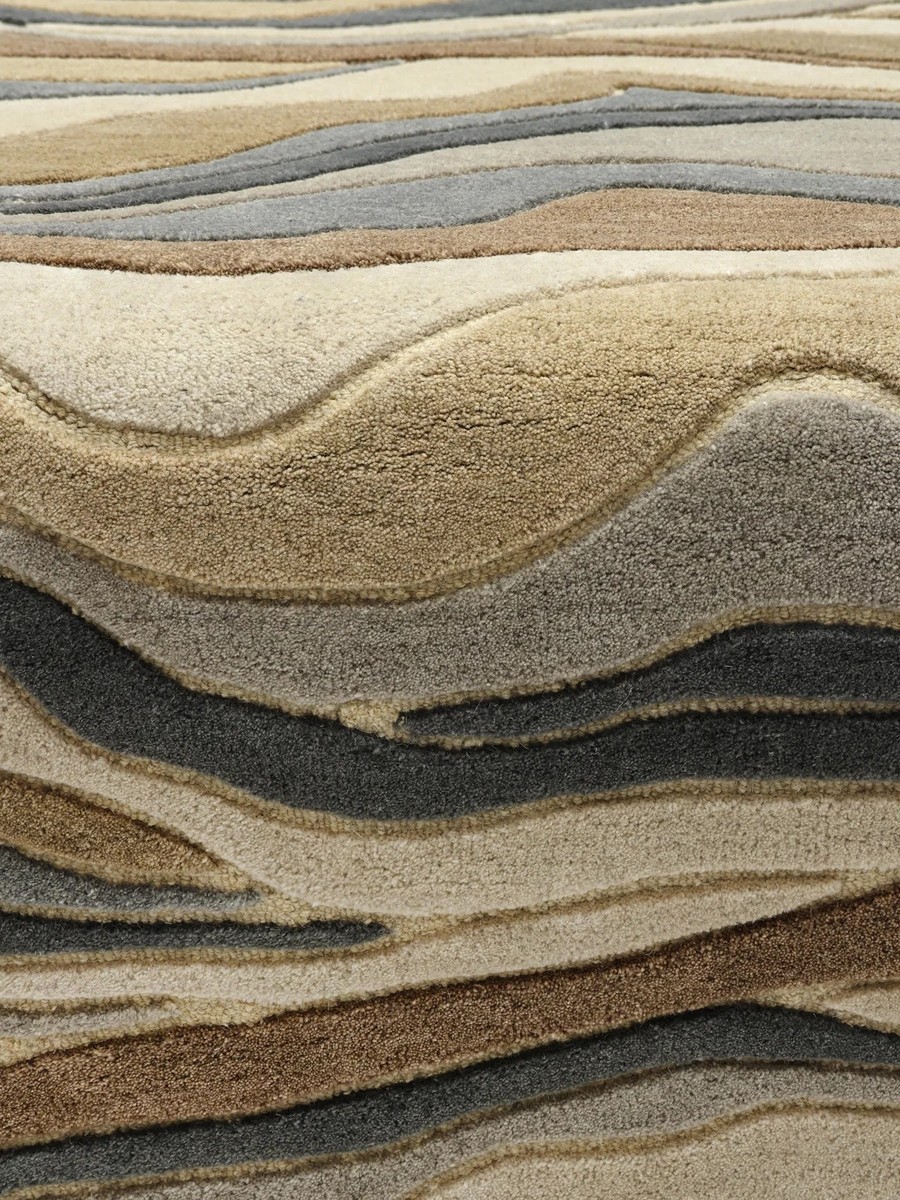 Ø150 см, Индия, Современные, Wool, серый — вид 3