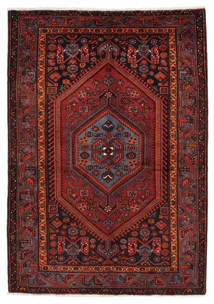 155x220 см, Иран, Хамадан, Wool, чёрный