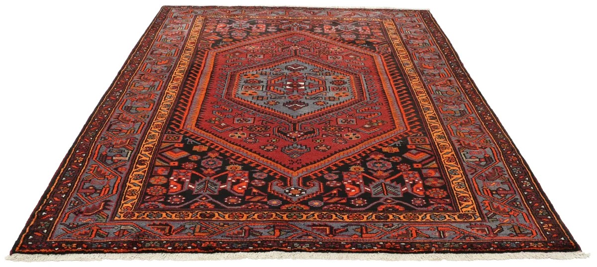 155x220 см, Иран, Хамадан, Wool, чёрный — вид 3