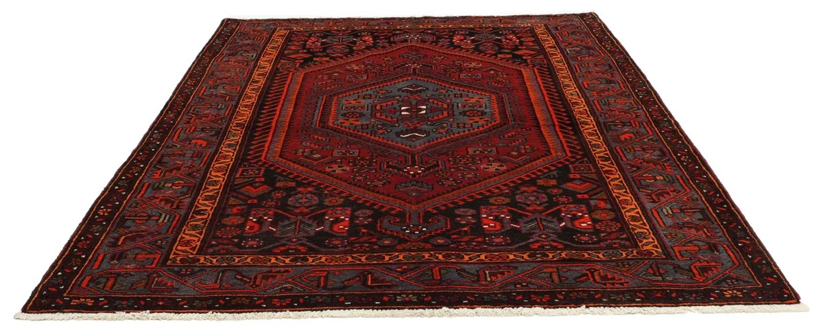 155x220 см, Иран, Хамадан, Wool, чёрный — вид 4