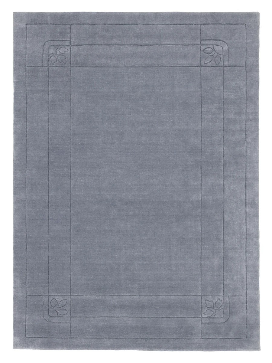160x230 см, Индия, Однотонные, Wool, синий