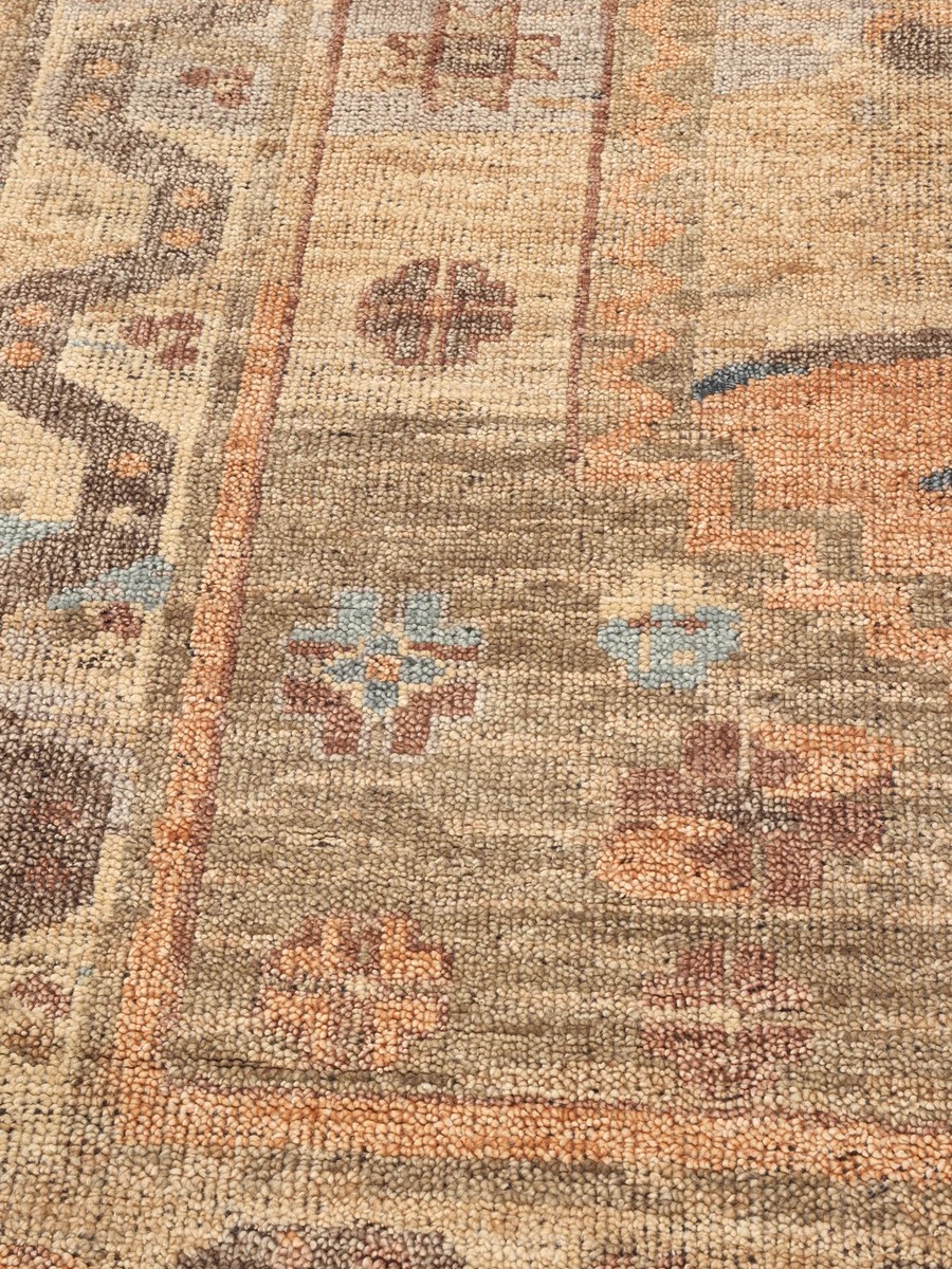 248x300 см, Индия, Анатолия, Wool, оранжевый — вид 2