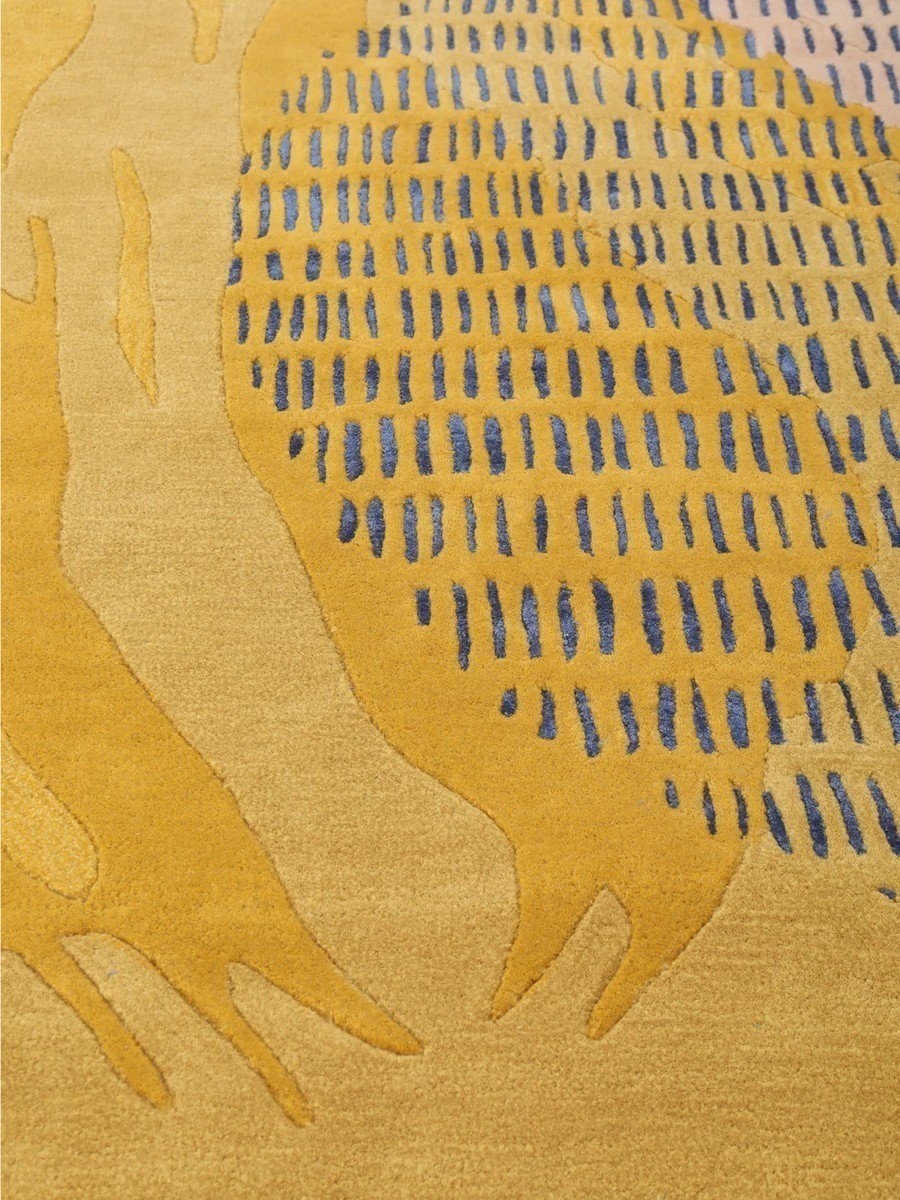 200x300 см, Индия, Современные, Wool, Terracotta — вид 3