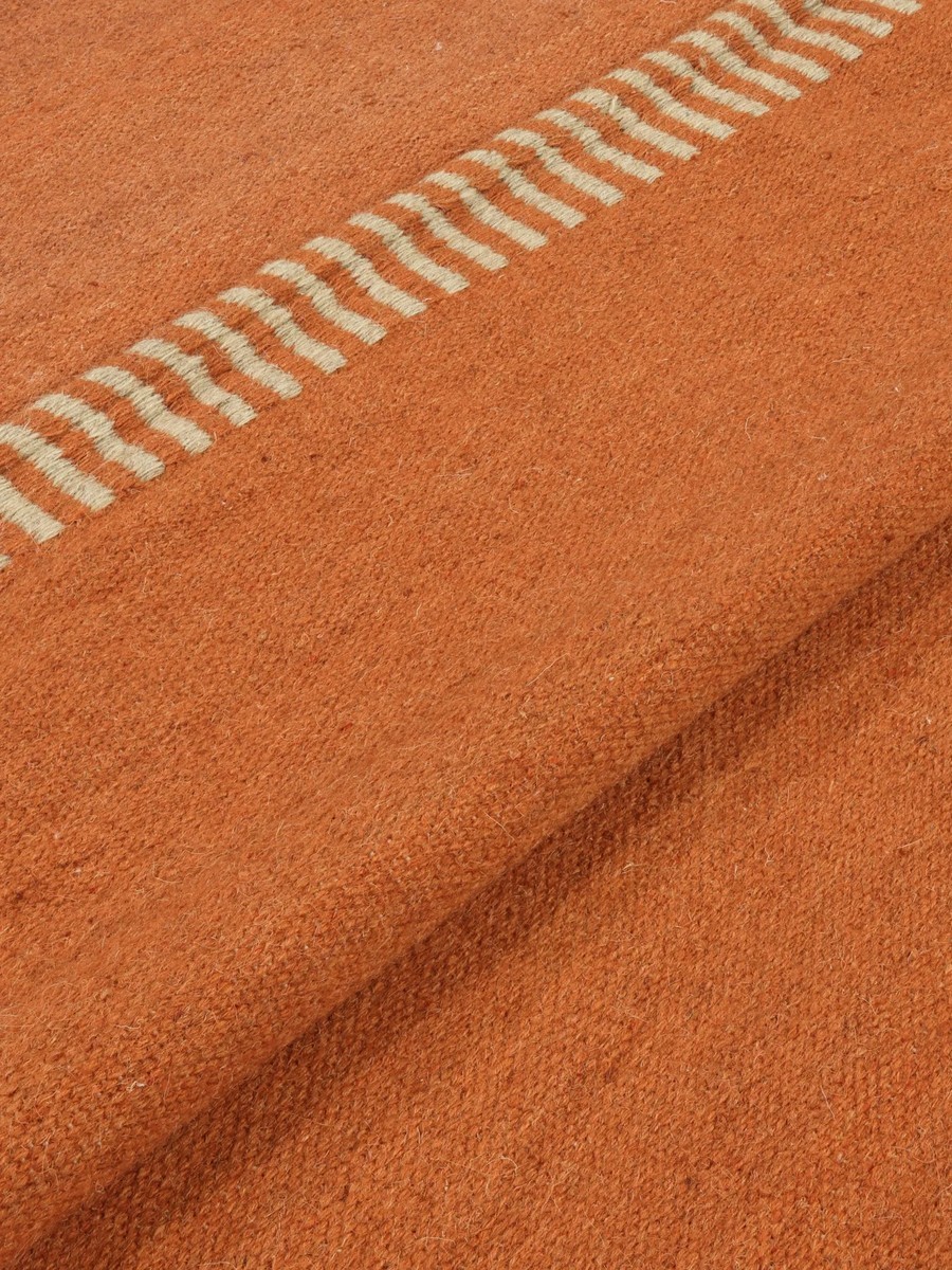 250x250 см, Индия, Килимы, Wool, ржаво-красный
