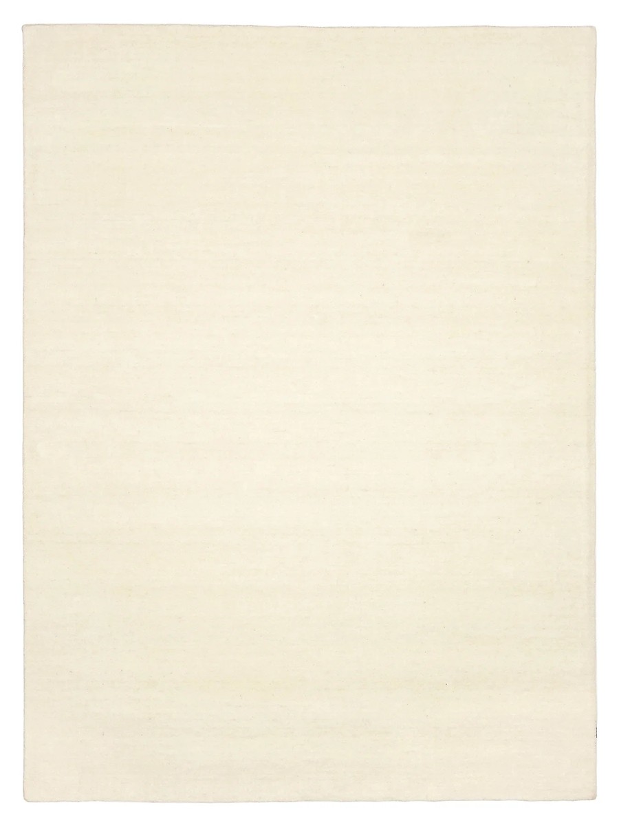 250x350 см, Индия, Однотонные, Wool, белый