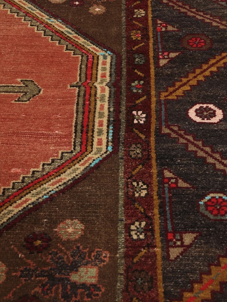 151x304 см, Иран, Винтаж, Wool, чёрный — вид 5